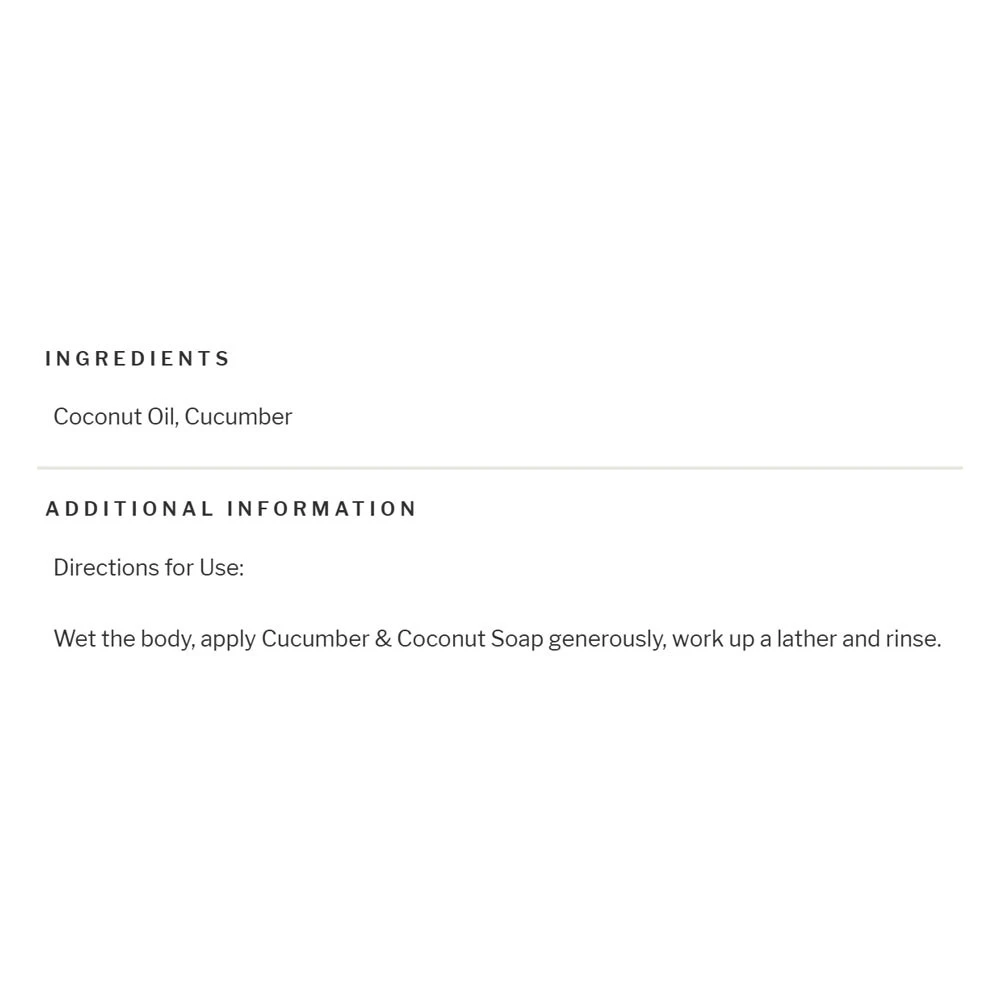 Osvežující okurkové mýdlo - 75g - Obrázek 2