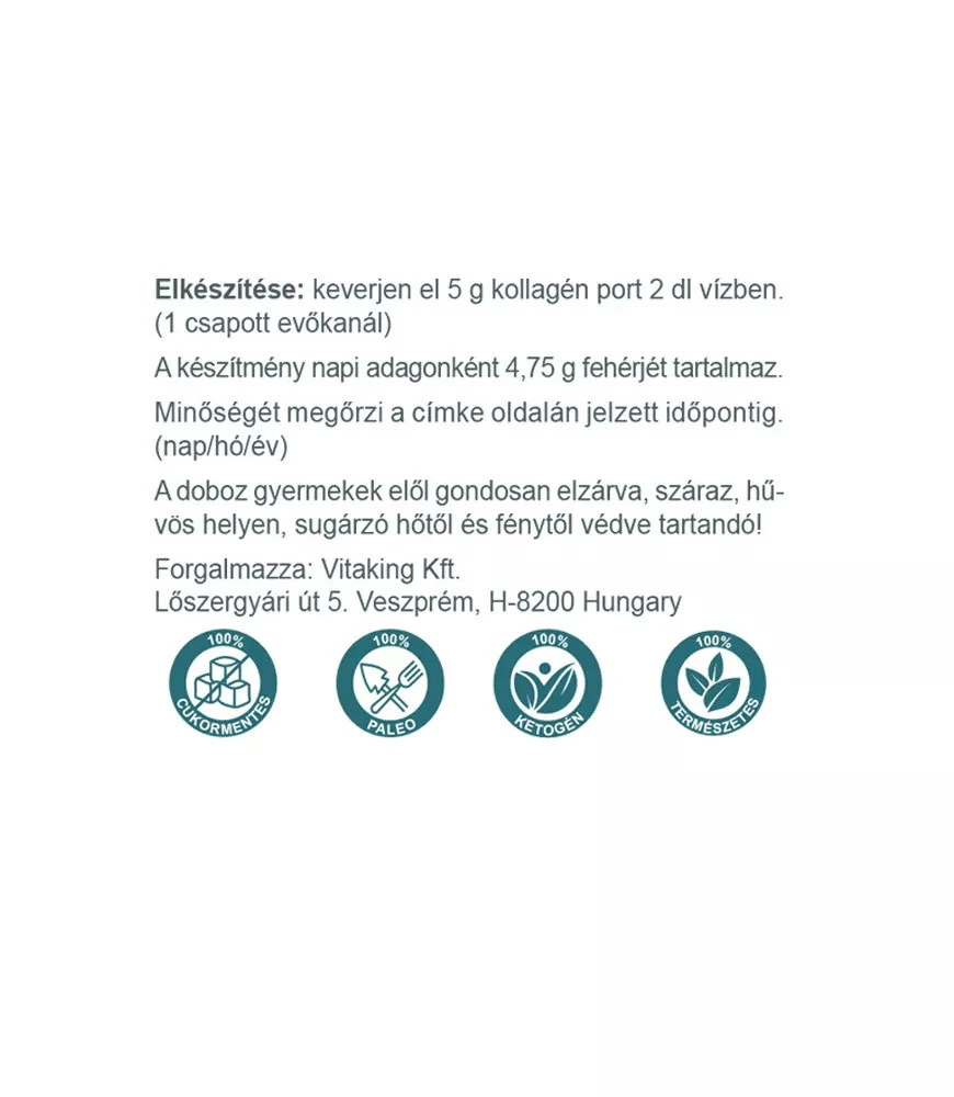 Vitaking - Rybí kolagen 150 g - Obrázek 3