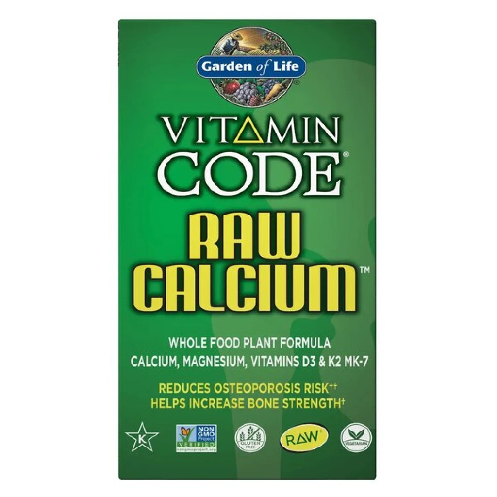 Vitamin Code Raw Calcium - 120 vcaps - Eco Supplements CZ
