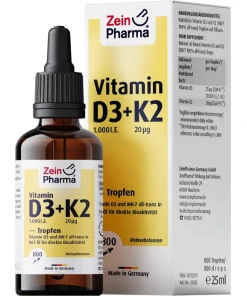 Vitamin D3 + K2 - 25 ml. - Eco Supplements CZ
