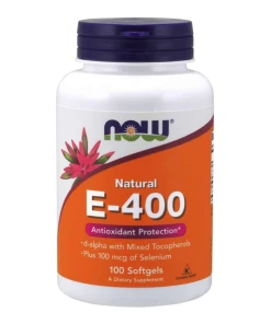 Vitamin E-400 IU with Selenium - 100 softgels