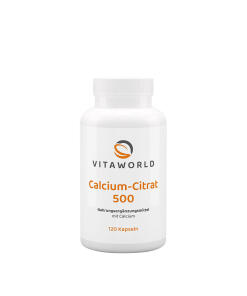 Vitaworld Calcium Citrate 500  (120 Capsules)