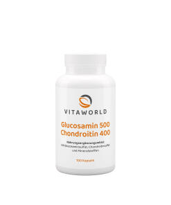 Vitaworld Glucosamine 500 + Chondroitin 400 (100 Capsules)