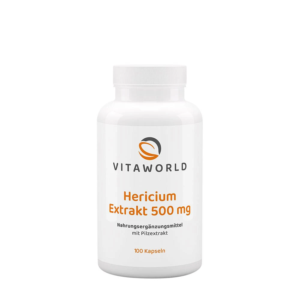 Vitaworld Hericium Extract 500 mg (100 Capsules)