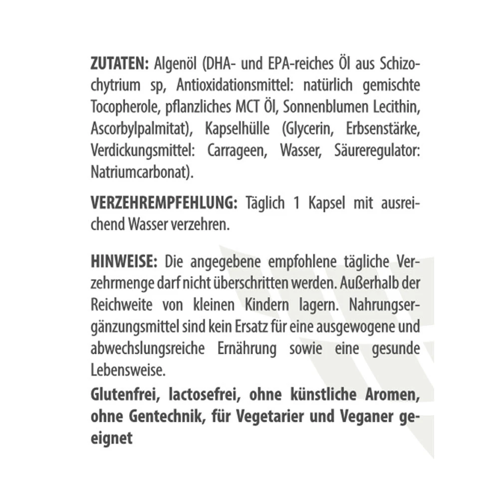 Vitaworld - Vitaworld Omega 3 Vegan (120 kapslí) - Obrázek 3