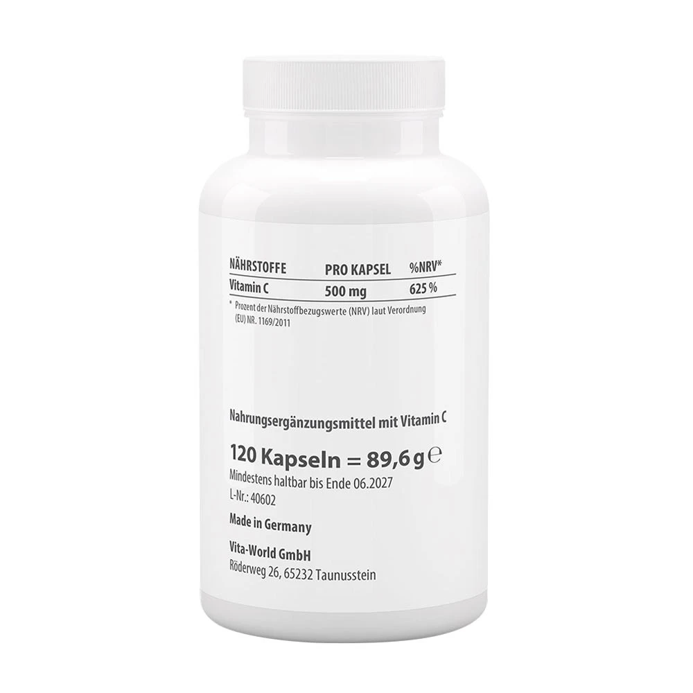 Vitaworld - Vitaworld Vitamin C 500 Depot (120 kapslí) - Obrázek 2