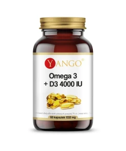YANGO Omega 3+D3 4000IU (60 caps) - Eco Supplements CZ