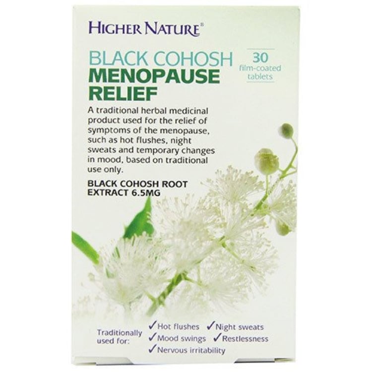 black cohosh monopause relief - 30 filmovertrukne tabletter