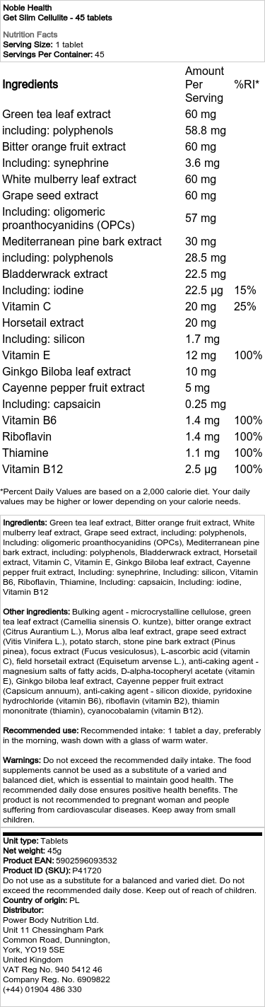 Zbavte se celulitidy - 45 tablet - Obrázek 2