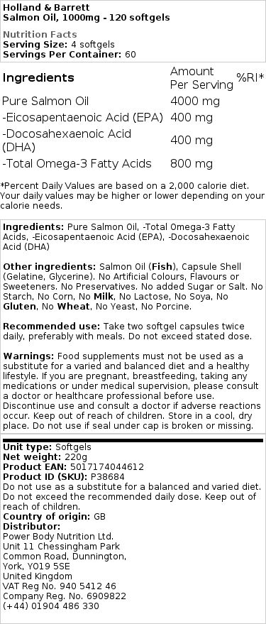 1000mg - 120 softgels