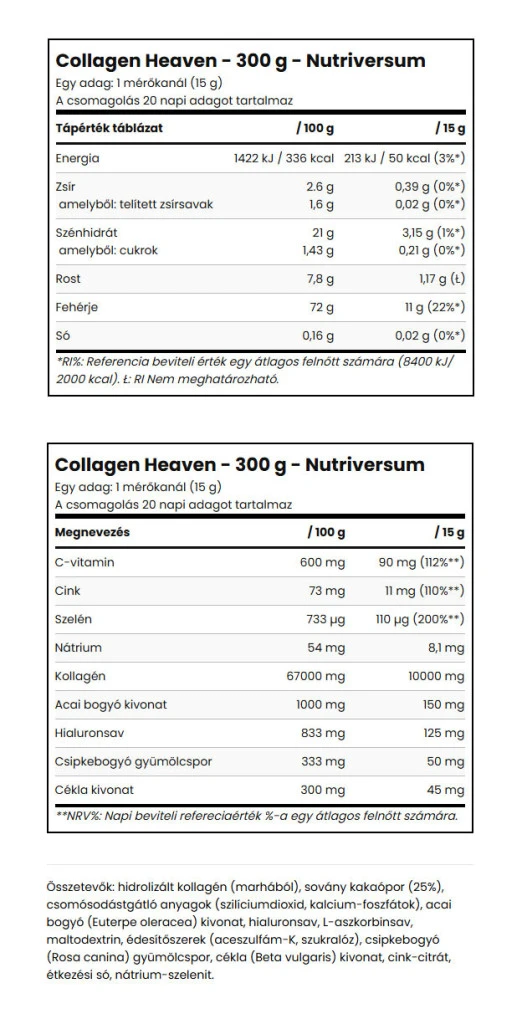 Nutriversum Collagen Heaven (300 g
