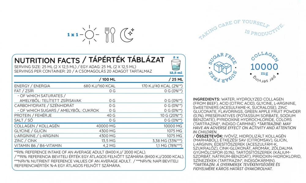 Nutriversum Liquid Collagen 10.000 Mg Sugar Free (500 ml