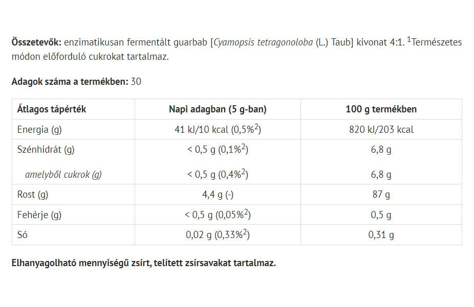 Natur Tanya - Vláknina šetrná k žaludku a střevům (150 g) - Obrázek 2