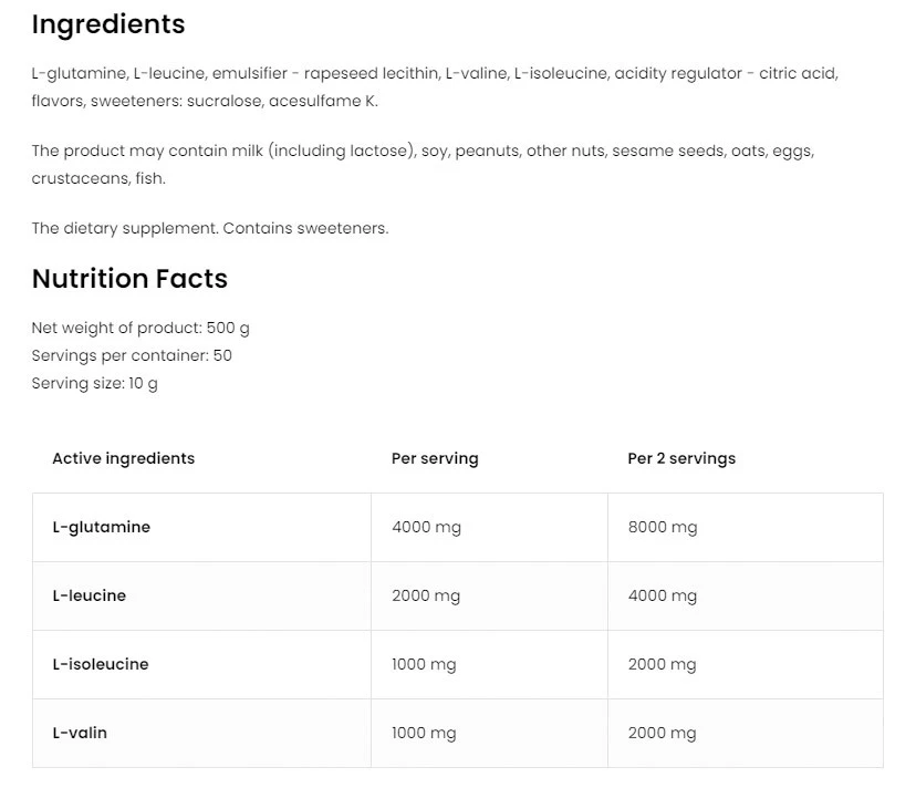 Lemon - 500g - Eco Supplements CZ