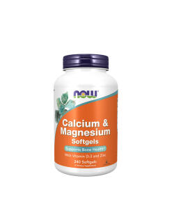 Calcium & Magnesium with Vit D and Zinc - 240 softgels - Eco Supplements CZ