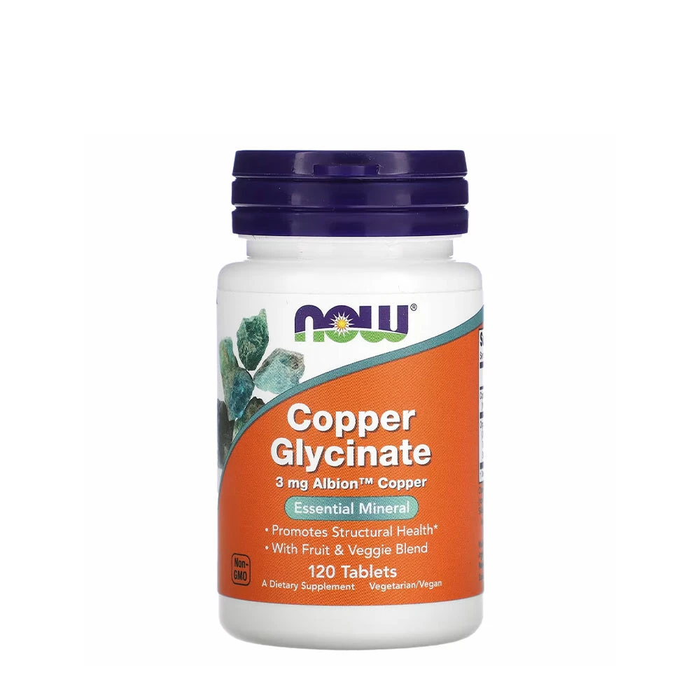 Copper Glycinate - 120 tabs - Eco Supplements CZ