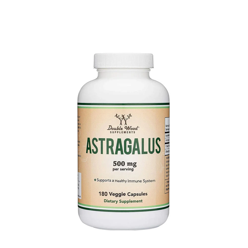 Double Wood Supplements Astragalus (180 Capsules) - Eco Supplements CZ
