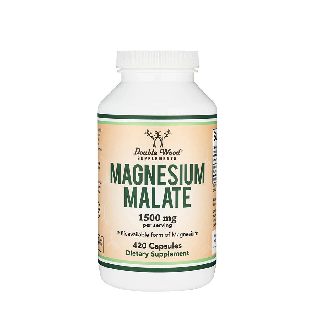 Double Wood Supplements Magnesium Malate (420 Capsules) - Eco Supplements CZ