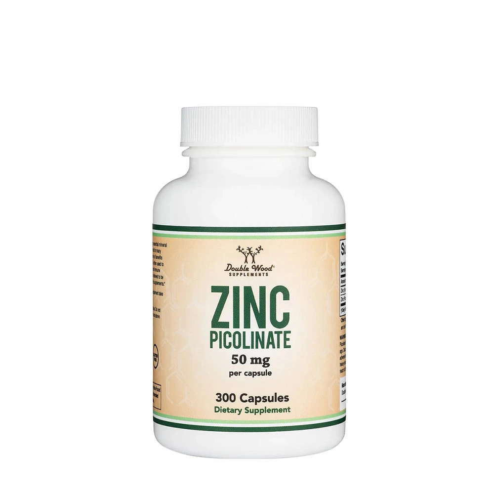 Double Wood Supplements Zinc Picolinate (300 Capsules) - Eco Supplements CZ
