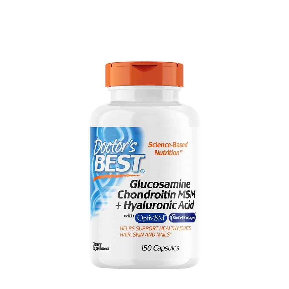 Glucosamine Chondroitin MSM + Hyaluronic Acid - 150 caps - Eco Supplements CZ