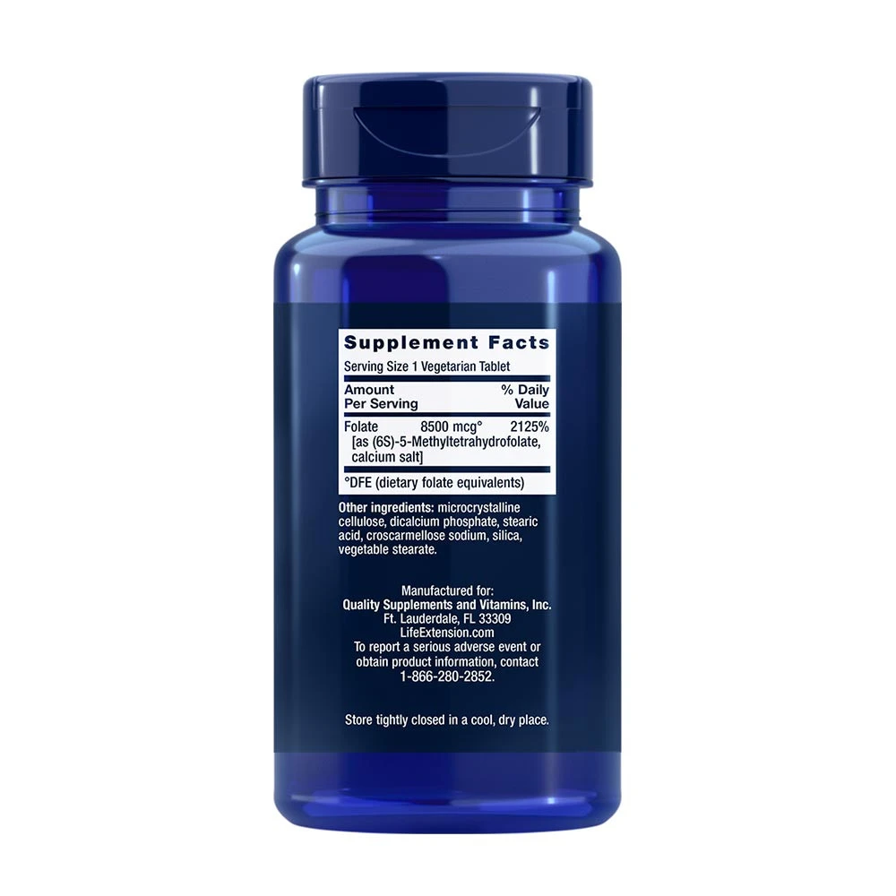Life Extension Optimized Folate 30 Tablety - Obrázek 2