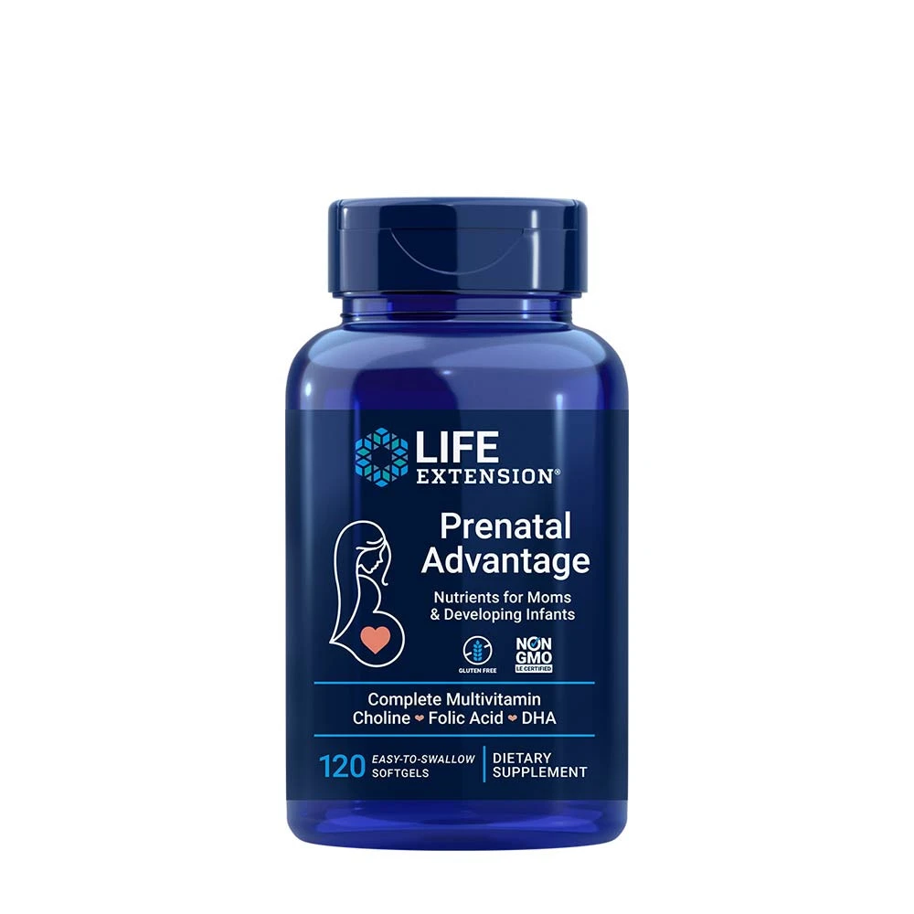 Life Extension - Prenatal Advantage (120 Softgels) - Eco Supplements CZ
