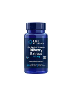Life Extension - Standardized European Bilberry Extract (90 Veg Capsules) - Eco Supplements CZ