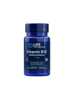 Life Extension - Vitamin B12 Methylcobalamin 1 mg (60 Lozenges) - Eco Supplements CZ