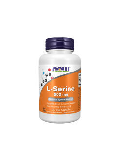 NOW L-Serine 500 mg (120 Capsules) - Eco Supplements CZ