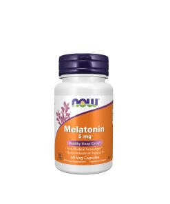 NOW Melatonin 5 mg (60 Veg Capsules) - Eco Supplements CZ