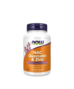 NOW NAC Quercetin & Zinc (90 Veg Capsules) - Eco Supplements CZ