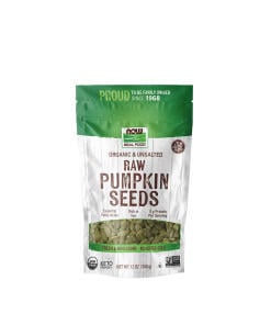 NOW Organic Pumpkin Seeds (340 g) - Eco Supplements CZ
