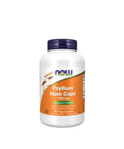 NOW Psyllium Husk 750 mg (180 Capsules) - Eco Supplements CZ