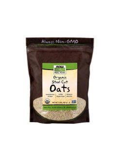 NOW Steel Cut Oats Organic (2 lbs) - Eco Supplements CZ