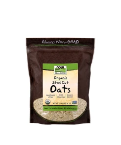 NOW Steel Cut Oats Organic (2 lbs) - Eco Supplements CZ