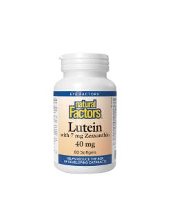 Natural Factors Lutein 40 mg with Zeaxanthin (60 Softgels) - Eco Supplements CZ