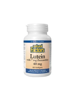 Natural Factors Lutein 40 mg with Zeaxanthin (60 Softgels) - Eco Supplements CZ
