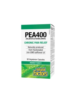 Natural Factors PEA400 Palmitoylethanolamide (90 Veggie Capsules) - Eco Supplements CZ