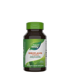 Natures Way Riboflavin Vitamin B2 (30 Tablets) - Eco Supplements CZ
