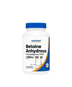 Nutricost Betaine Anhydrous (TMG) Capsules (120 Capsules) - Eco Supplements CZ