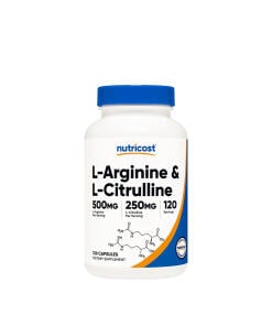 Nutricost L-Arginine L-Citrulline Complex Capsules (120 Capsules) - Eco Supplements CZ
