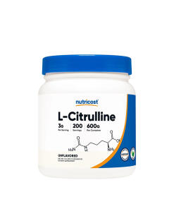Nutricost L-Citrulline (Base) Powder (600 g) - Eco Supplements CZ