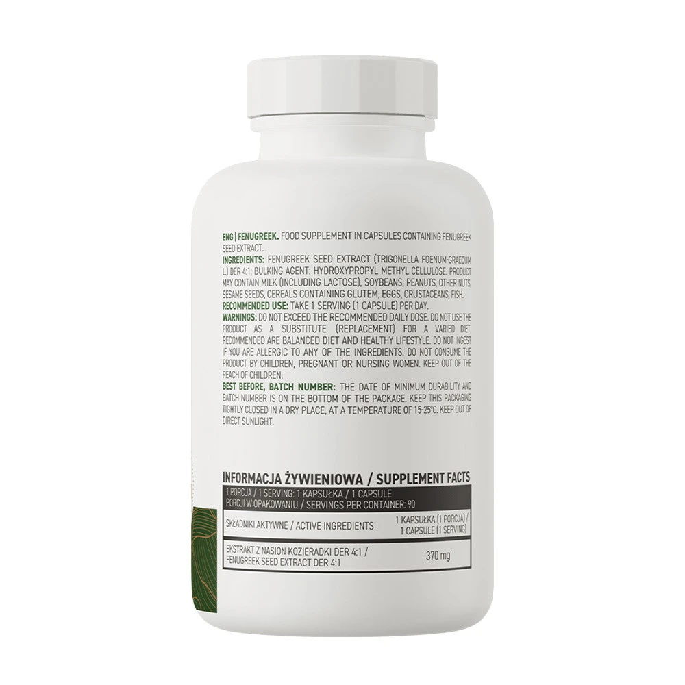 Ostrovit Fenugreek Vege 90 Kapsle - Obrázek 2