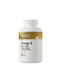 Ostrovit Omega 3 D3 + K2 (90 Capsules) - Eco Supplements CZ