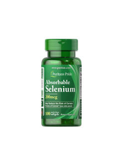 Puritan's Pride Absorbable Selenium 200 mcg (100 Softgels) - Eco Supplements CZ