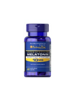 Puritans Pride Melatonin 10 mg (60 Capsules) - Eco Supplements CZ