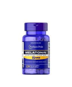 Puritan's Pride Melatonin 5 mg (120 Tablets) - Eco Supplements CZ