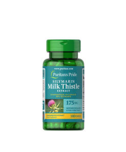 Puritan's Pride Milk Thistle Standardized 175 mg (Silymarin) (100 Capsules) - Eco Supplements CZ