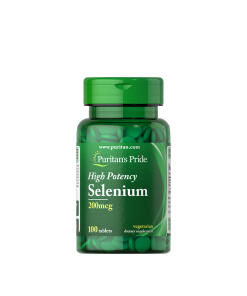Puritan's Pride Selenium 200 mcg (100 Tablets) - Eco Supplements CZ