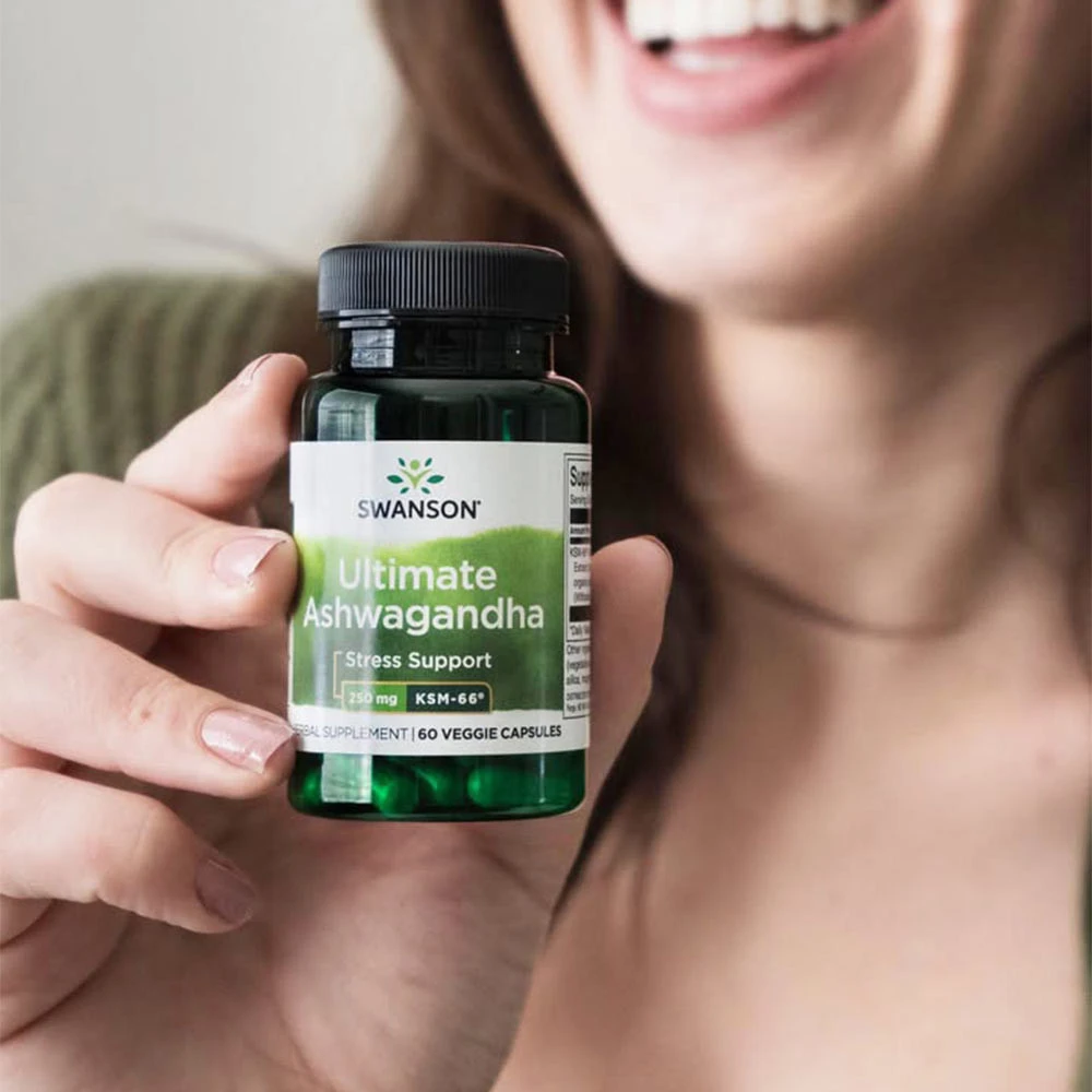 Swanson Ashwagandha KSM-66 250mg 60 Kapsle - Obrázek 6
